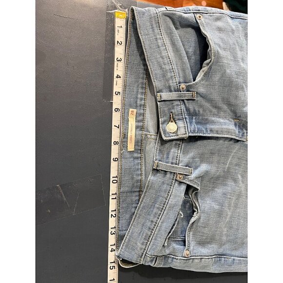 Levis Classic Straight Leg Jeans Light Wash Denim Size 28 - Picture 7 of 11